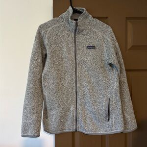 Patagonia Heather Gray Fleece Jacket